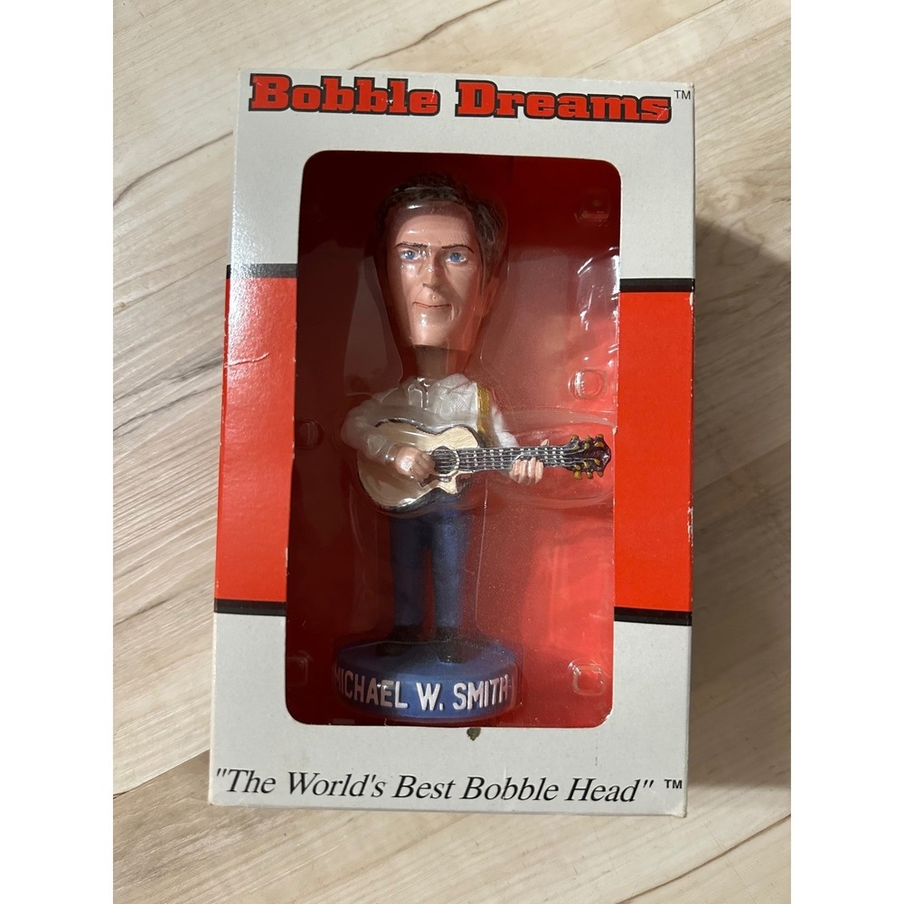 NEW WITH BOX Bobble Dreams Michael W. Smith Bobble‎ Head Genuine Hand Crafted